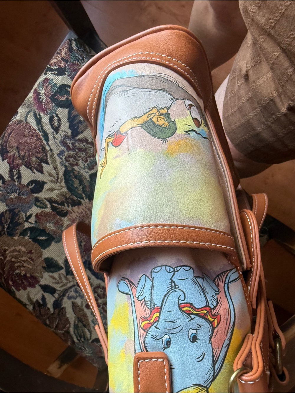 The Bradford Exchange Brown Multi-Color Disney Character Shoulder Bag - Picture 5 of 7
